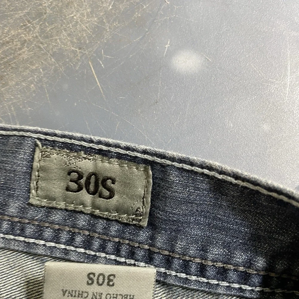 BKE Aiden Bootleg Jeans Mens 30S (30x29) Blue Medium Wash Bootcut Denim